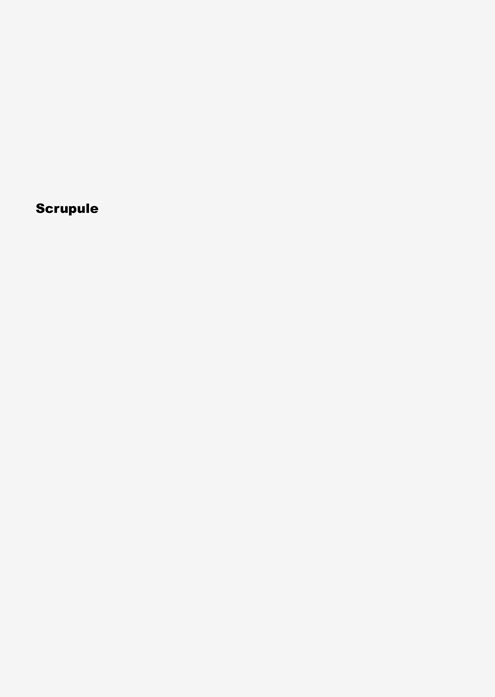 Scrupule (couverture)