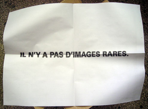 Il n'y a pas d'images rares (double page intérieure)